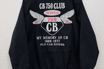 CB 750 CLUB NAGOYA様　スイングトップ　ラメ糸刺繍加工