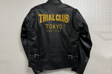 TRIAL CLUB TOKYO since1955様　革ジャン直刺繡