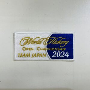 World Hickory Open Championship TEAM JAPAN  2024 刺繍ワッペン