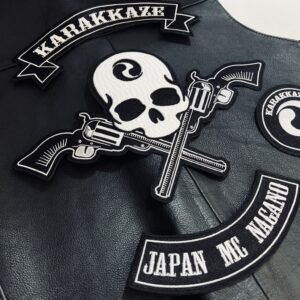 KARAKKAZE JAPAN MC NAGANO様 MCパッチ作成　刺繍ワッペン　ハーレーダビッドソン