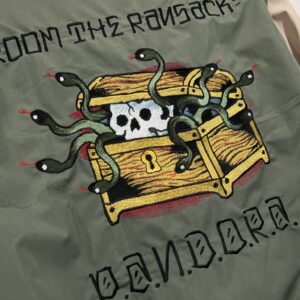 ROOM THE RANSACK PANDORA 9434 スタジアムブルゾン持ち込み　刺繍加工